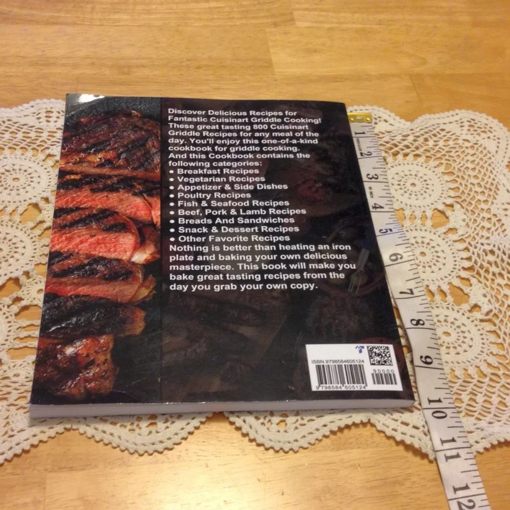 Cuisinart Griddle Cookbook, 250 crispy, easy, healthy recipes